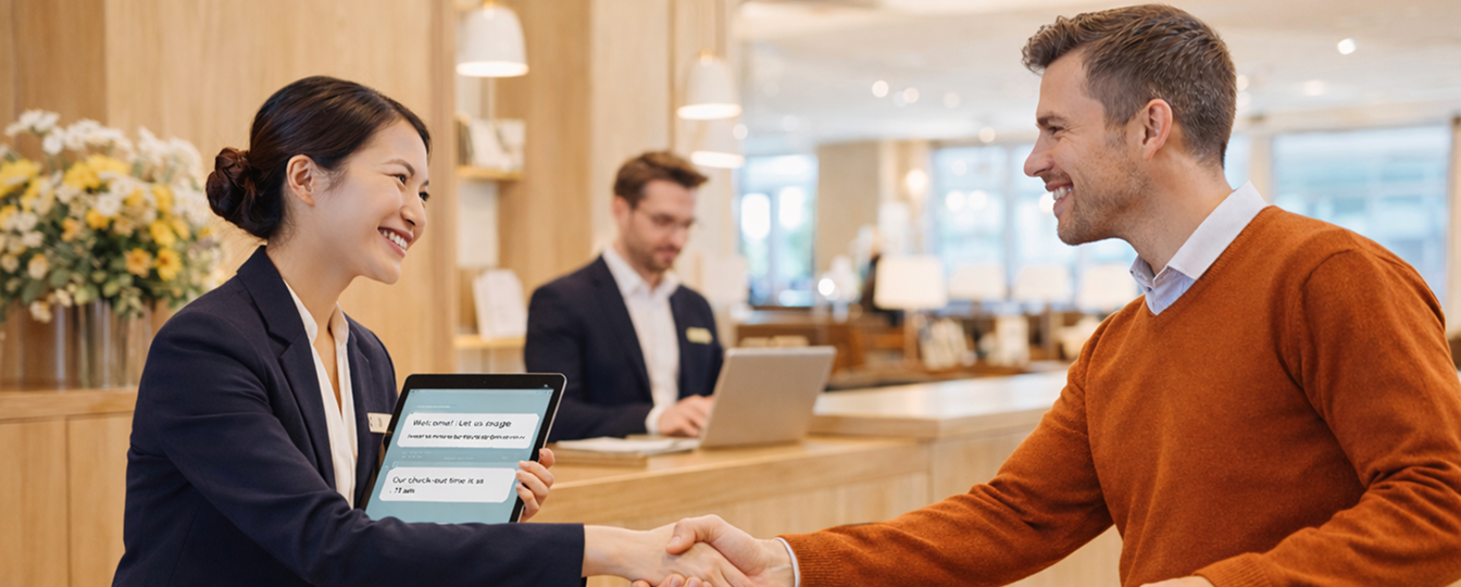 Hotel lobby – hospitality professionals